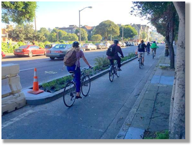 class iv bike lane