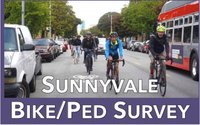 Don’t miss your chance to give input into Sunnyvale’s Walk/Bike Survey