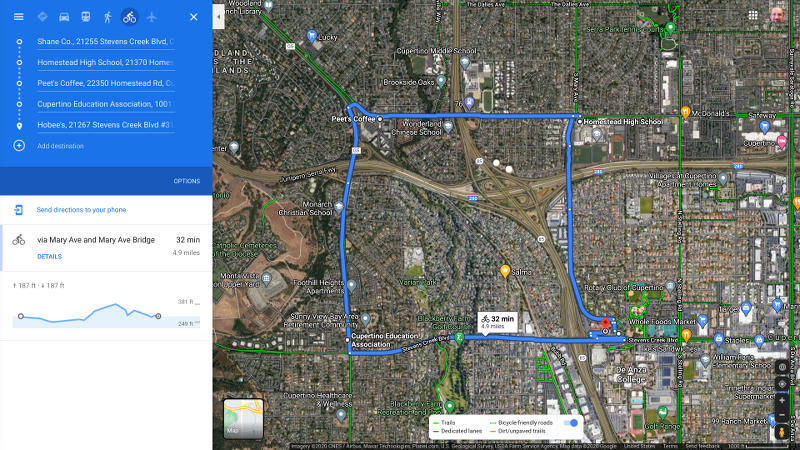 The Mary Bridge Loop Ride Map