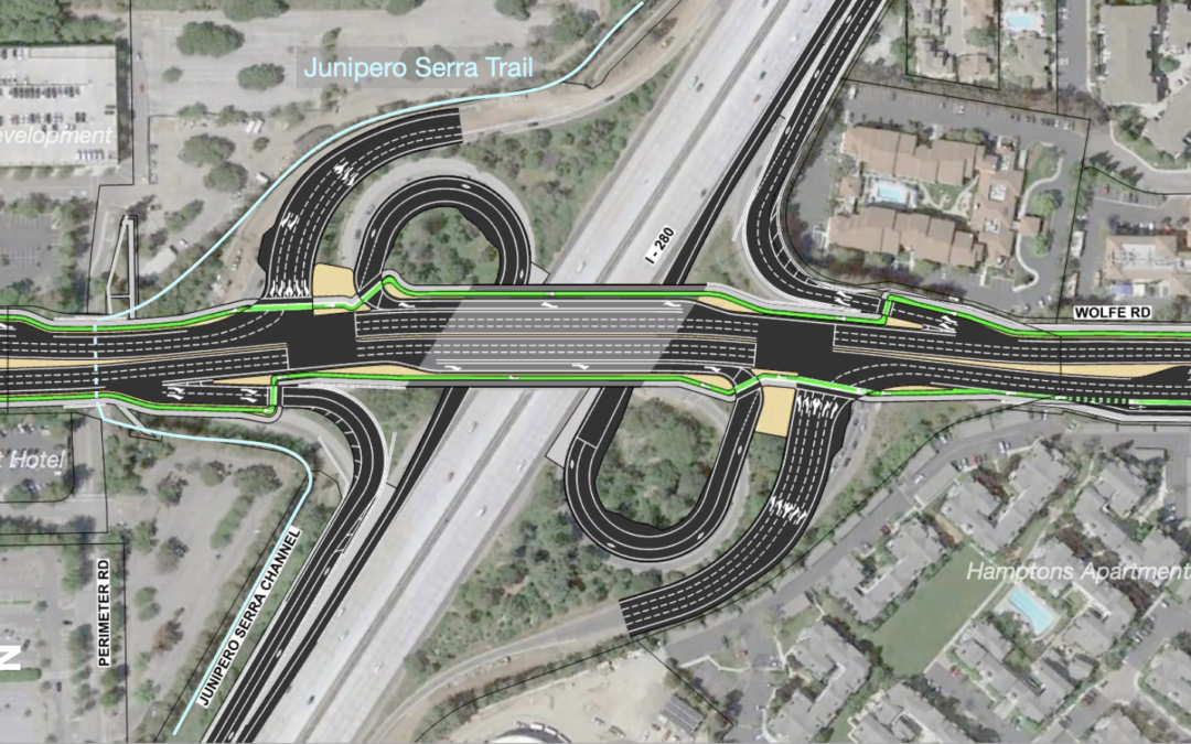 New bridge planned at I-280 Wolfe overpass