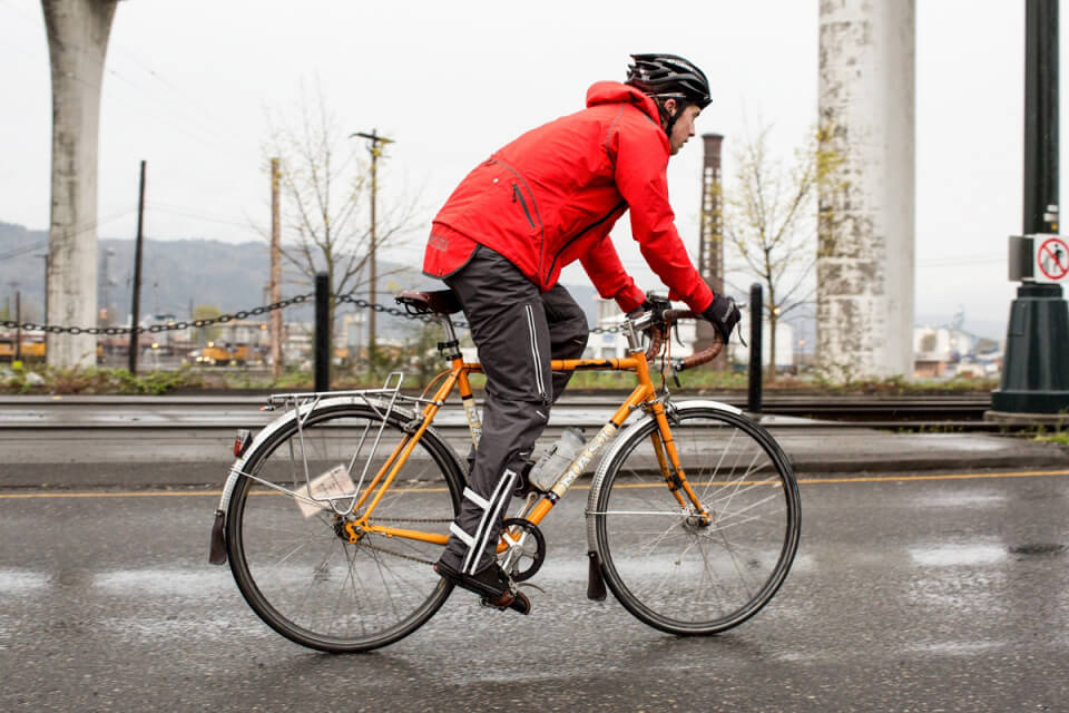 Biking to work hot sale in the rain