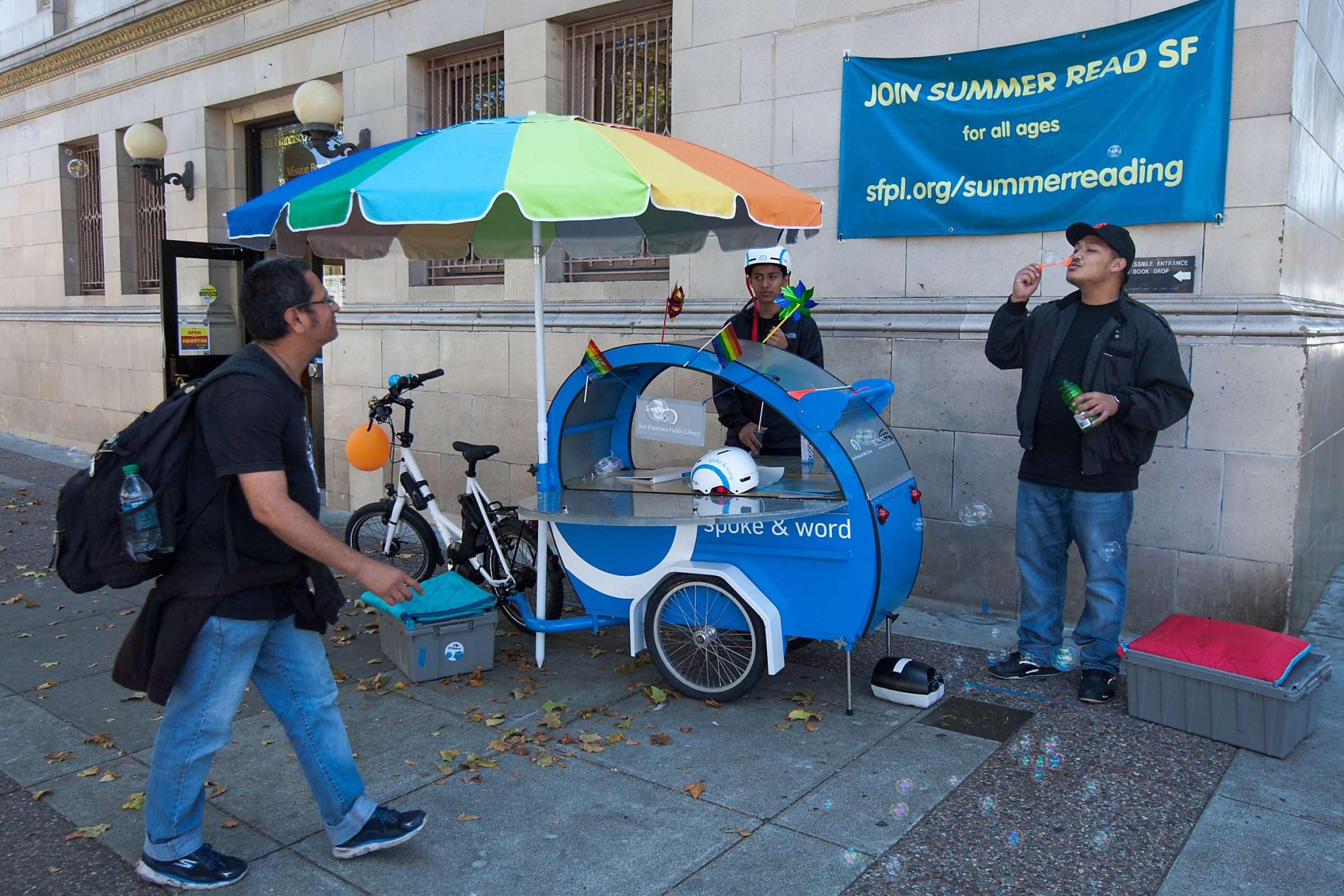 Book Bikes Bring Joy To Communities Walk Bike Cupertino 4393