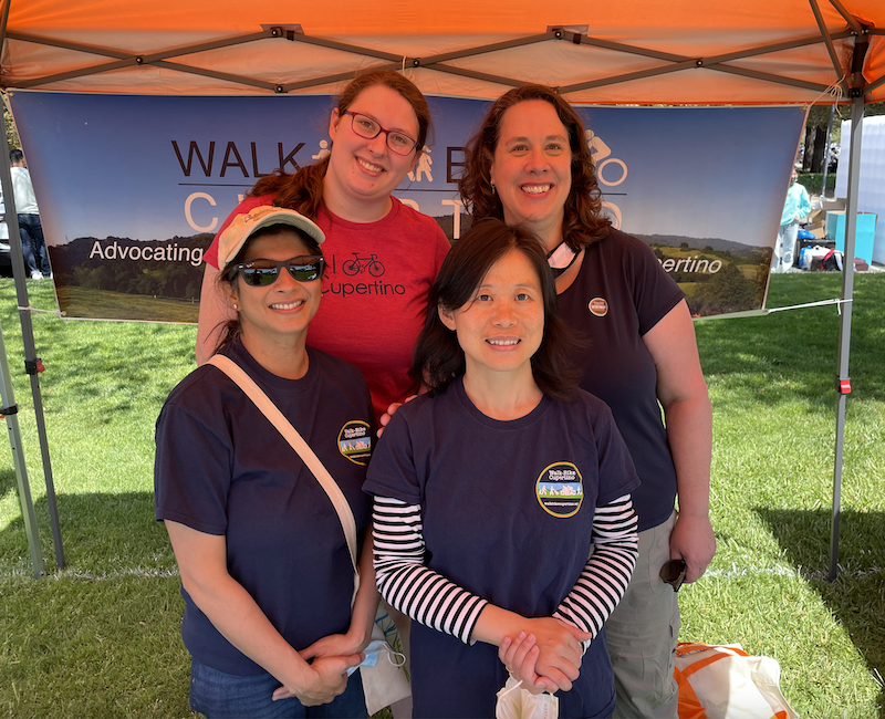 WBC celebrates at 2022 Earth Day Festival | Walk-Bike Cupertino