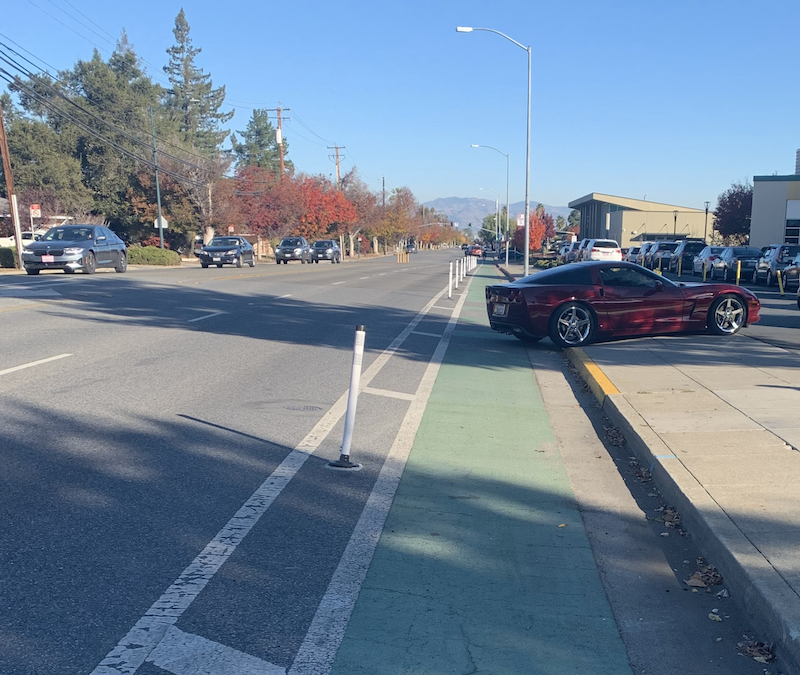 Sunnyvale considers whether to make Homestead bike lanes full time