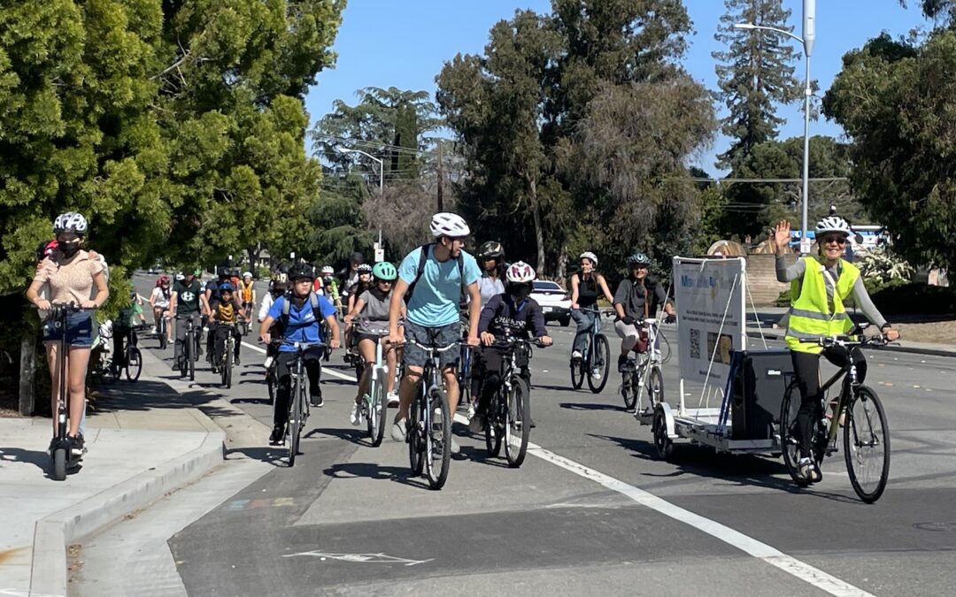 Sunnyvale student bike ride highlights need for full time Homestead bike lanes