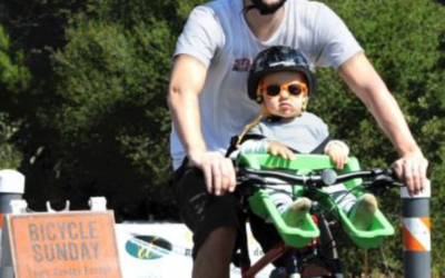 Car-Free Sunday Bike Riding on Cañada Road