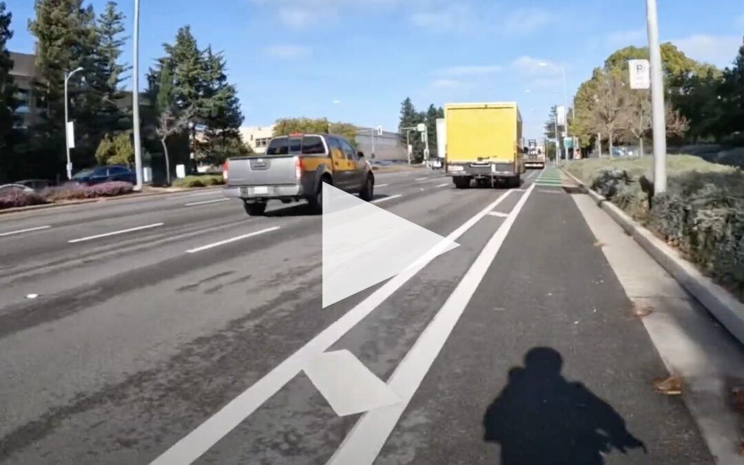 DeAnza buffered bike lanes: fears of congestion prove false