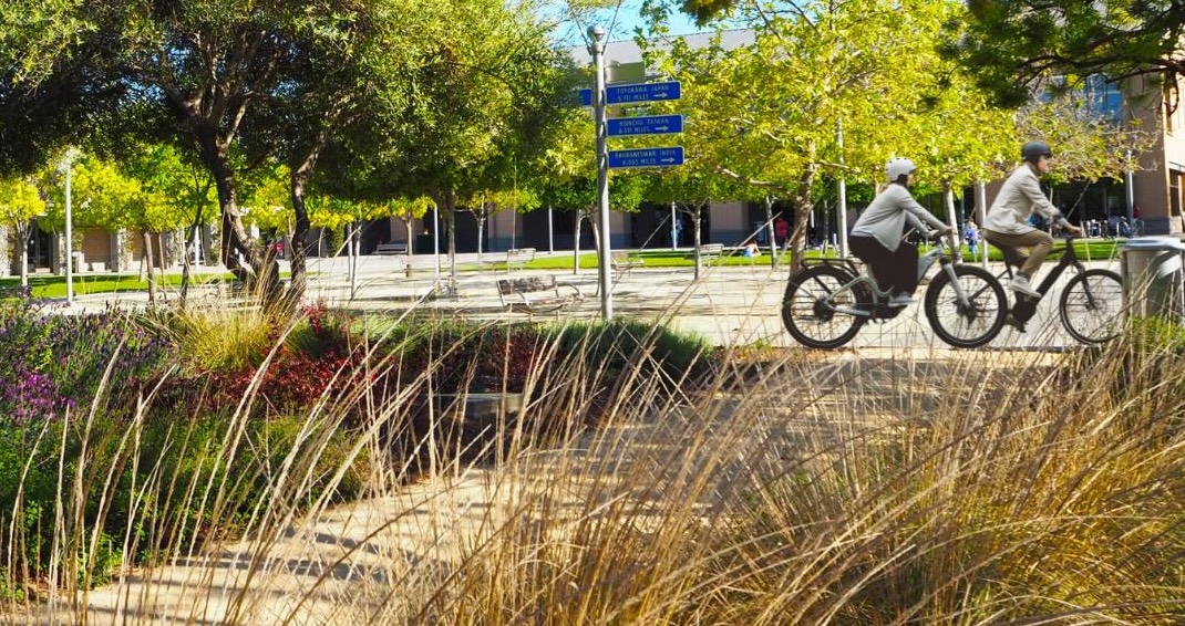 Newsletter items June 2025 - e-bikes at the Cupertino civic center