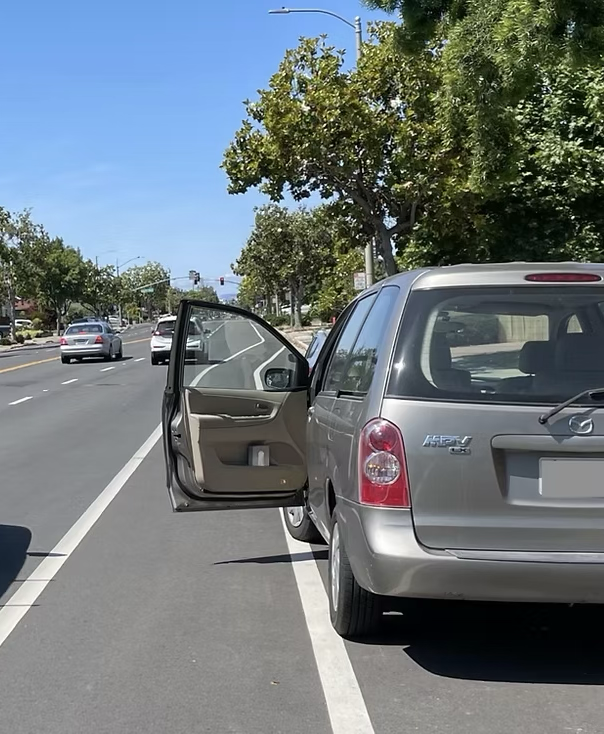 Getting doored on wolfe road