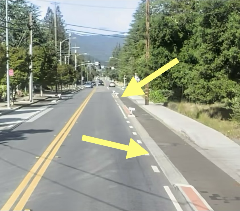 McClellan Class IV lanes showing gaps 3