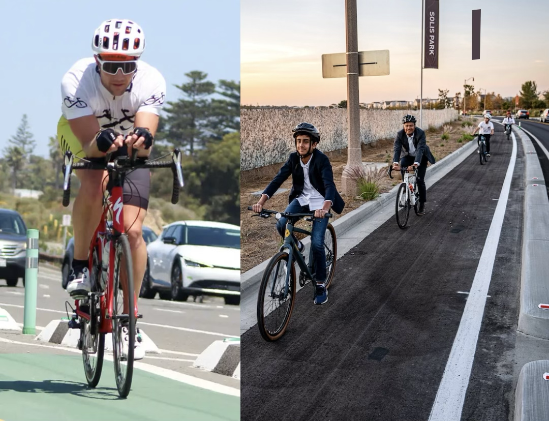 spandex rider and everyday riders