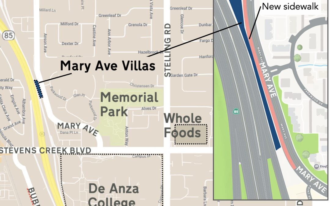Mary Avenue Villas moves forward…with a new sidewalk!