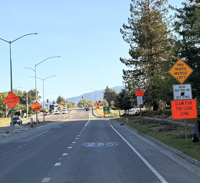 Bridge work on Wolfe Road at I-280 begins